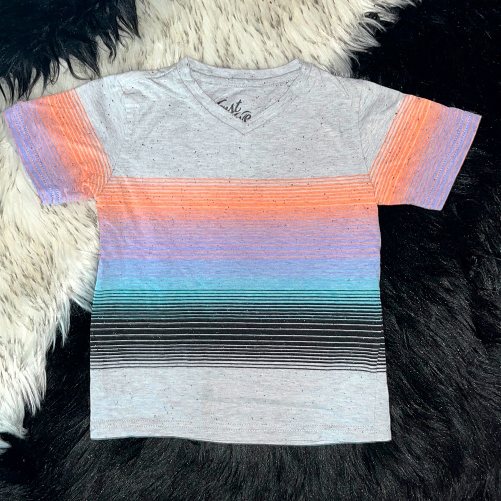 First Wave Surfer Style Striped Tee